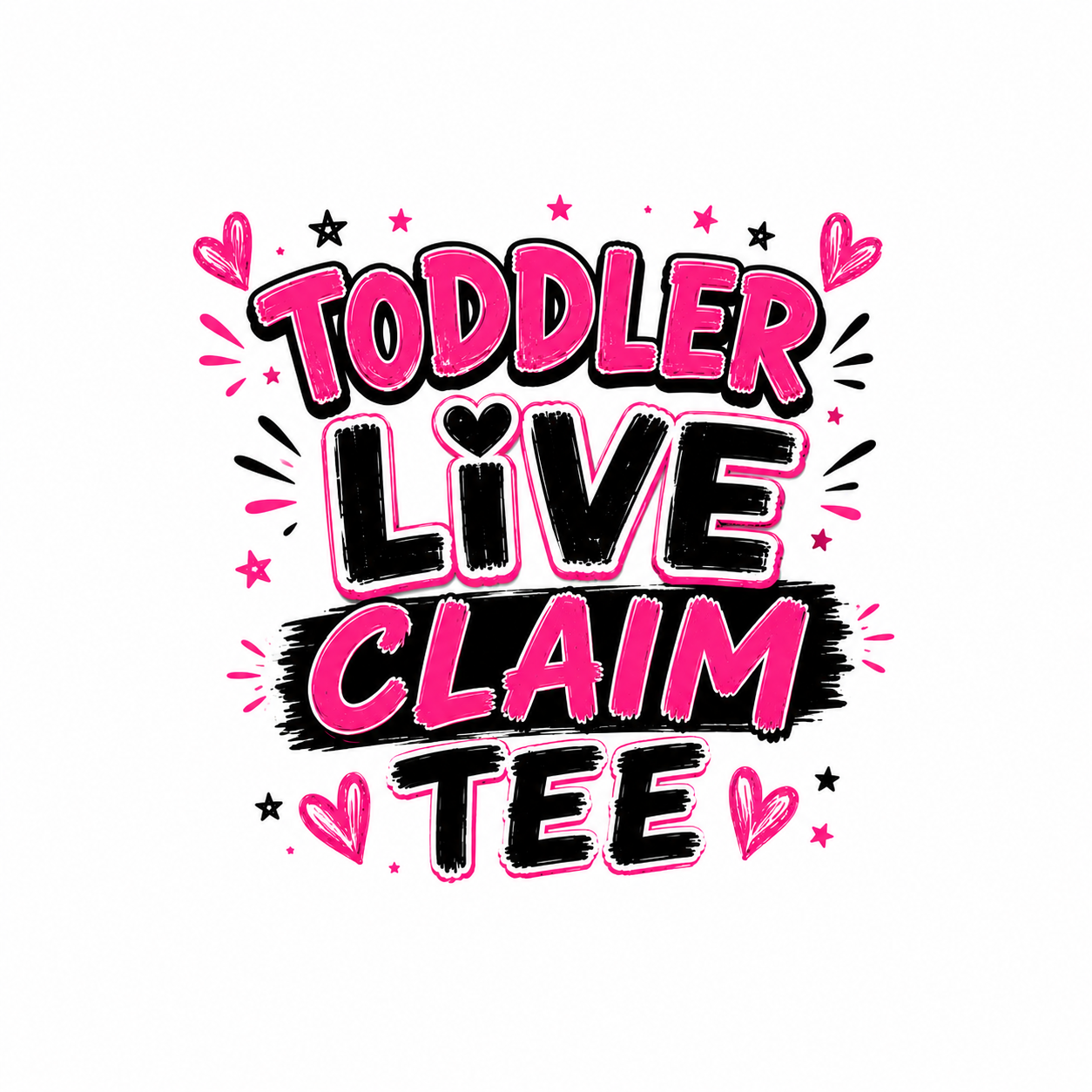 Toddler Live Claim Tees